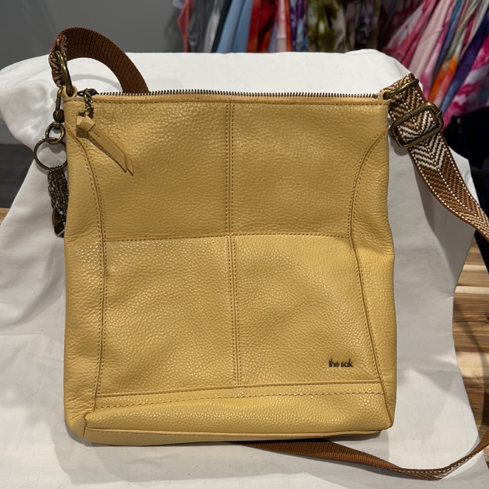 The Sak Mustard Yellow Crossbody Bag